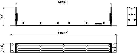 MJ2-M32CKA-1U-BLK drawing